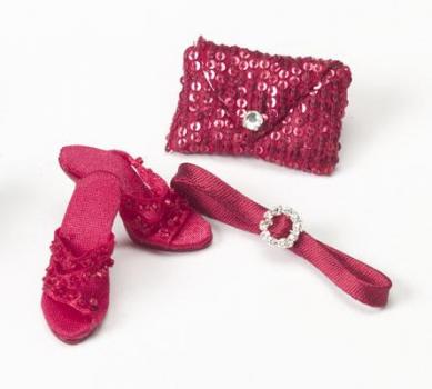 Tonner - Tyler Wentworth - Red Holiday Accessory Set - Footwear